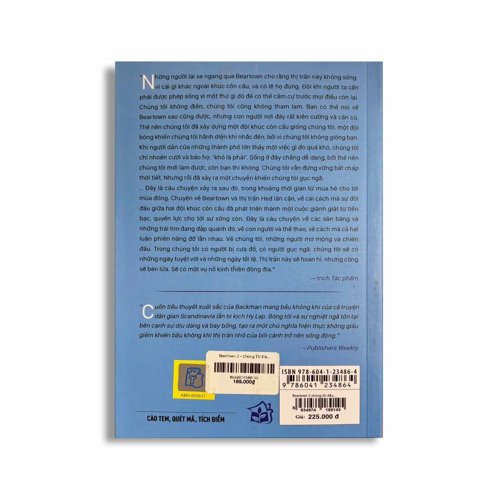 Beartown 2 - Chúng Tôi Đấu Với Các Bạn - Fredrik Backman