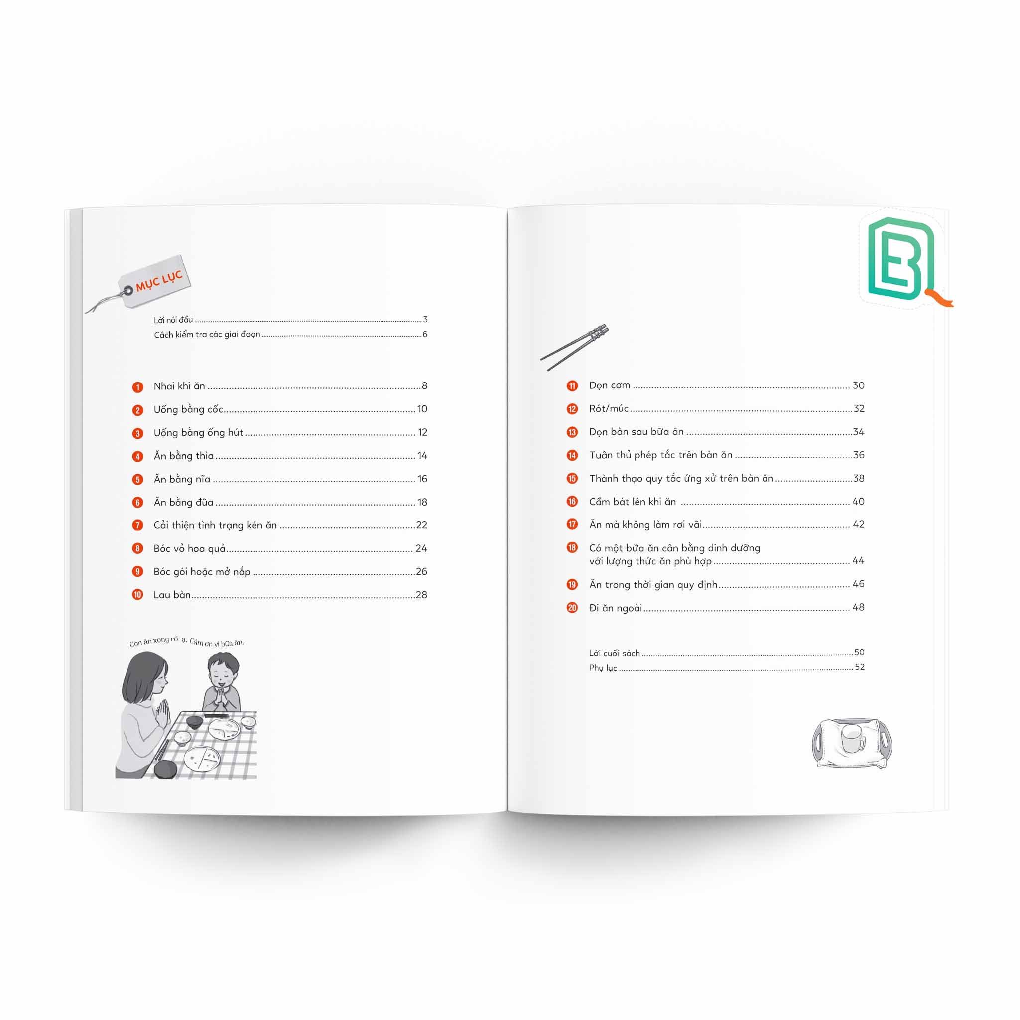 Rèn Nền Nếp, Cùng Con Khôn Lớn - Kĩ Năng Ăn Uống