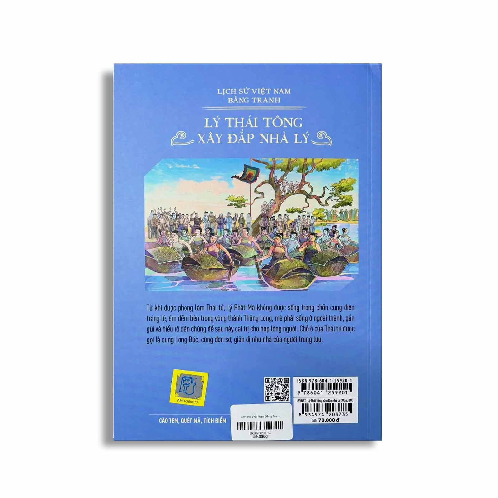 Lịch Sử Việt Nam Bằng Tranh - Lý Thái Tông Xây Đắp Nhà Lý