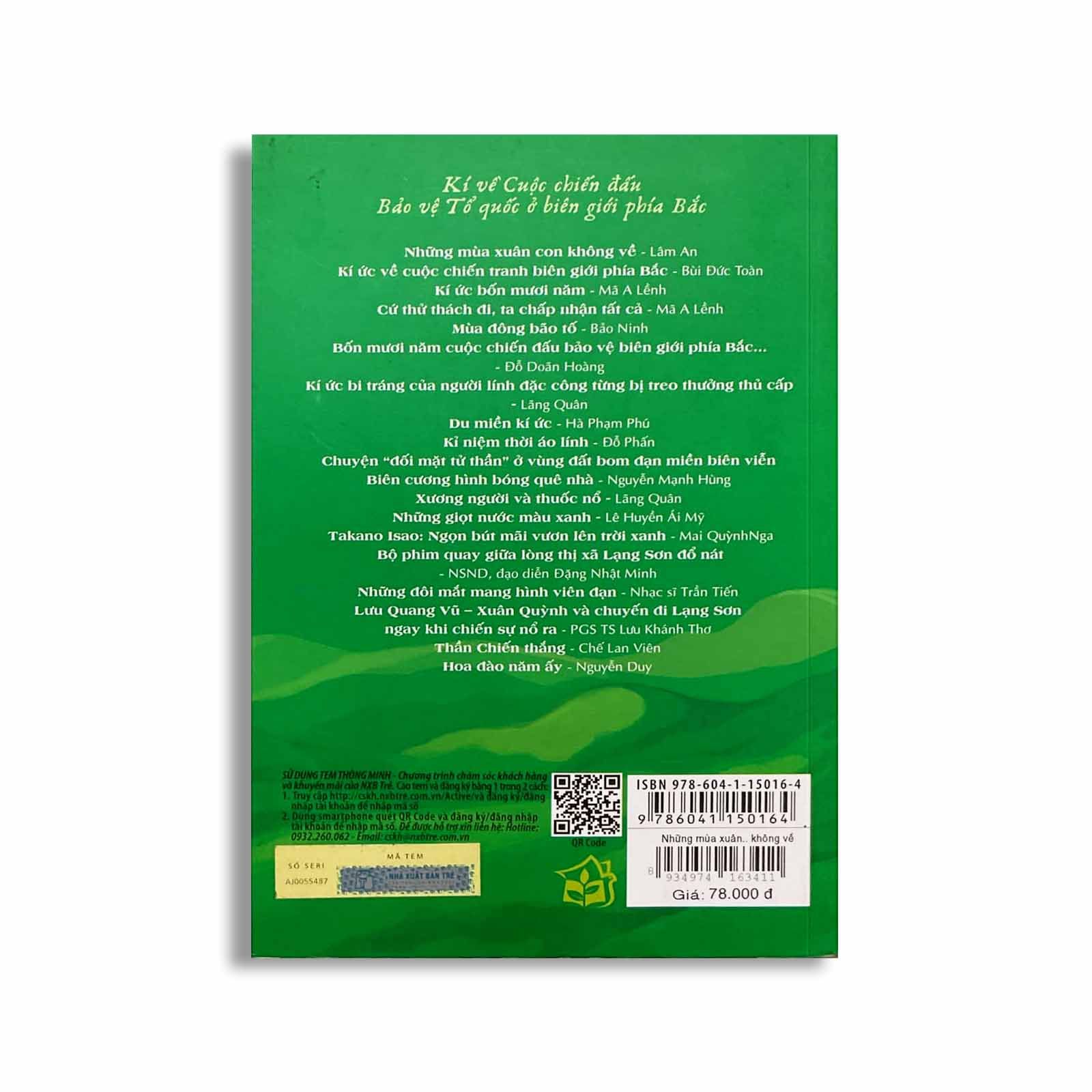 Những Mùa Xuân Con Không Về