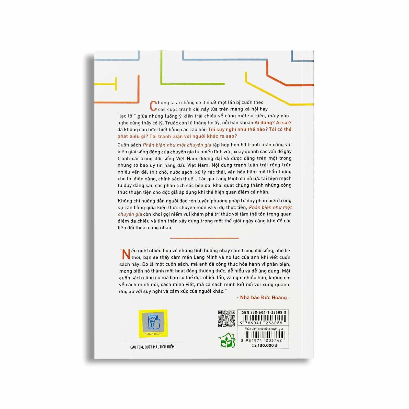 Phản Biện Như Một Chuyên Gia - Lập Luận Sắc Bén Và Tư Duy Hiệu Quả