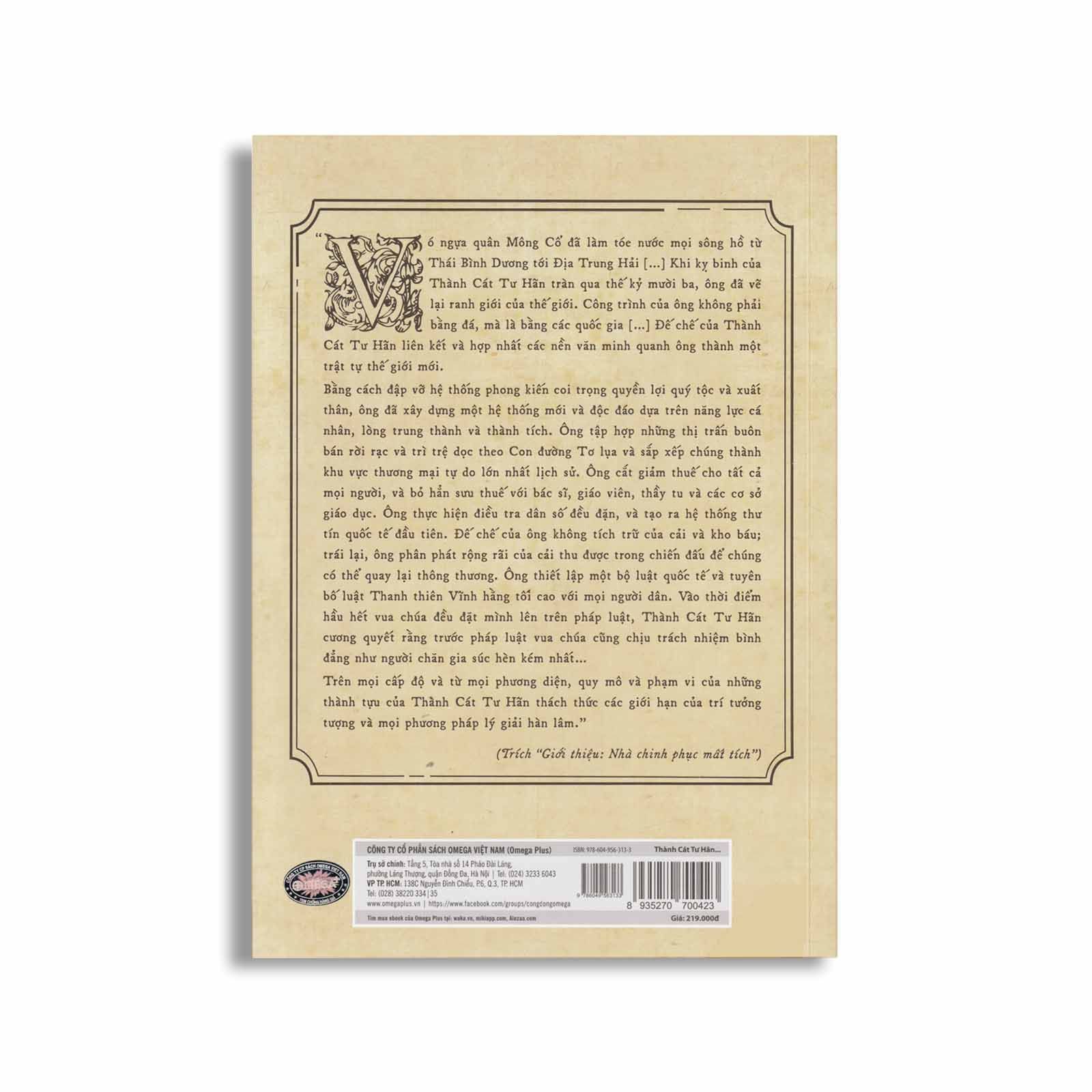 Thành Cát Tư Hãn Và Sự Hình Thành Thế Giới Hiện Đại (Bìa Mềm)