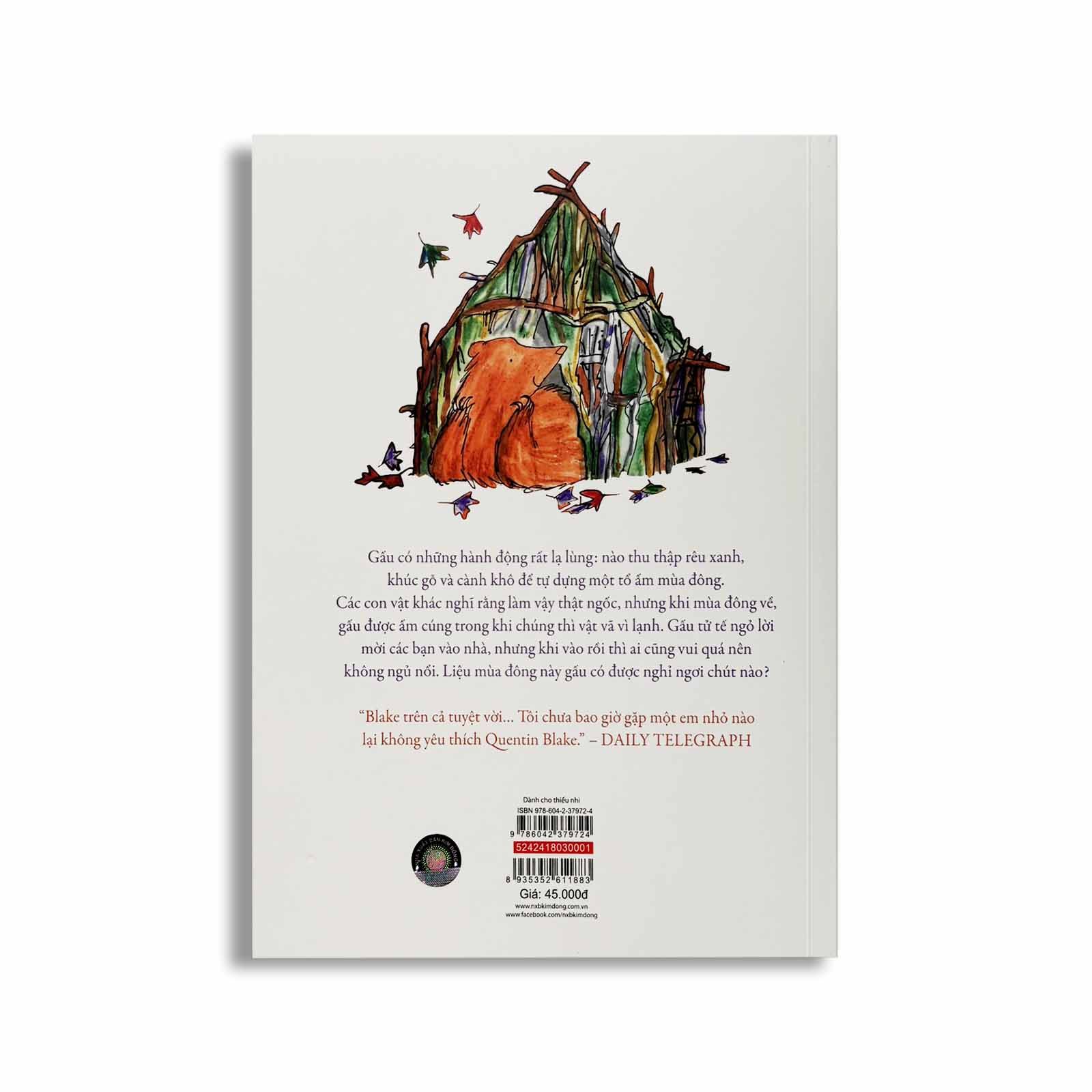 Tác Phẩm Kinh Điển Của Quentin Blake: Tổ Ấm Mùa Đông Của Gấu