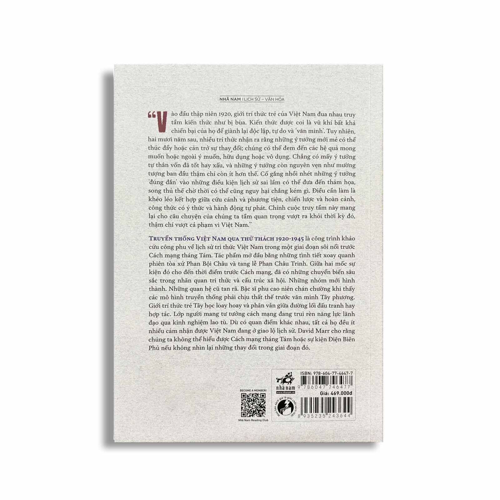 Truyền Thống Việt Nam Qua Thử Thách 1920 - 1945