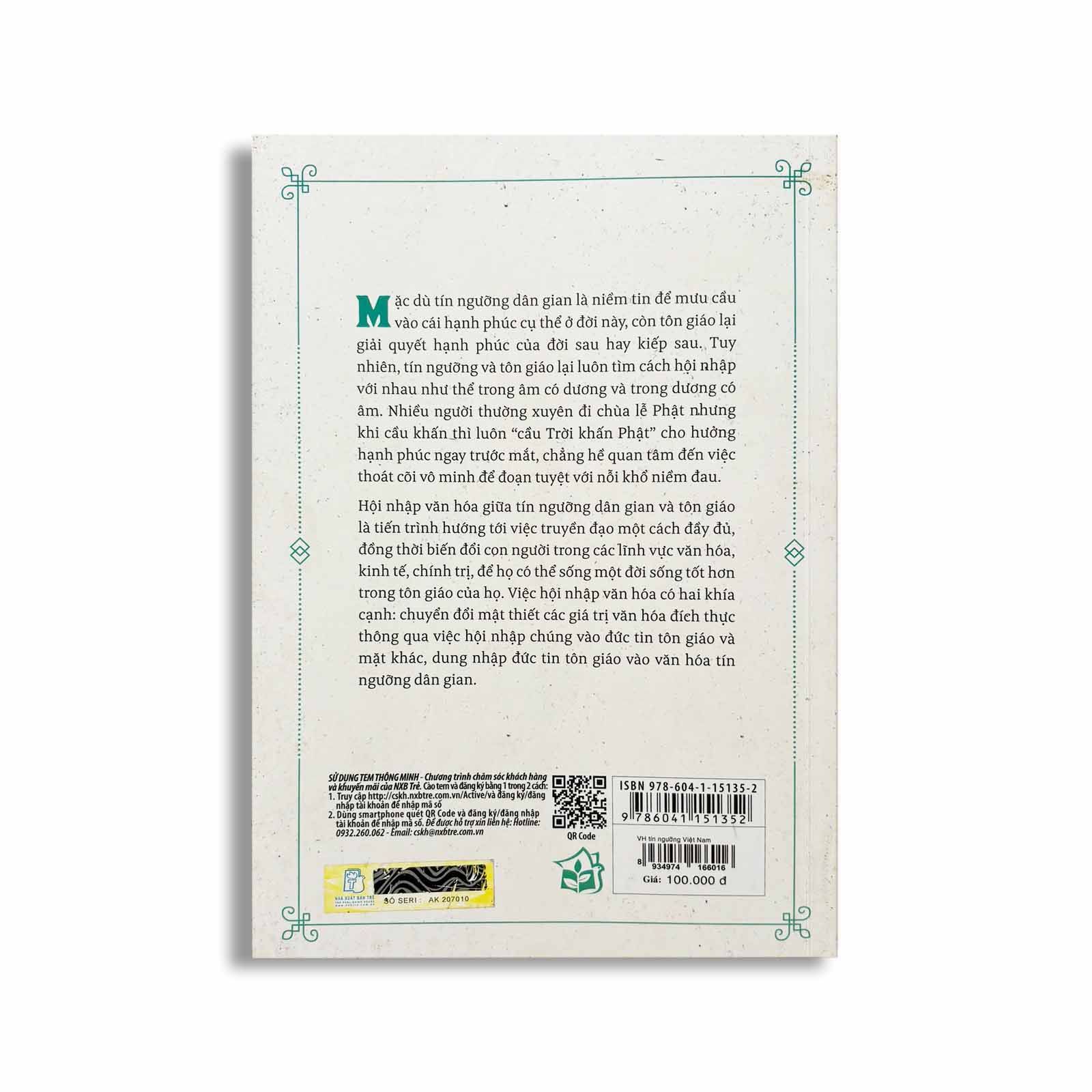 Tủ Sách Triết Học Phương Đông - Văn Hóa Tín Ngưỡng Việt Nam