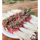  Bò Cuộn Nấm Nướng - BBQ 