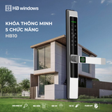  Khóa vân tay cửa nhôm 5 chức năng HB - 10 