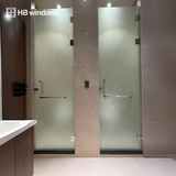  Vách kính phòng tắm 90 độ 