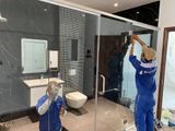  Vách kính phòng tắm 180 độ 