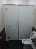  Vách kính phòng tắm 180 độ 