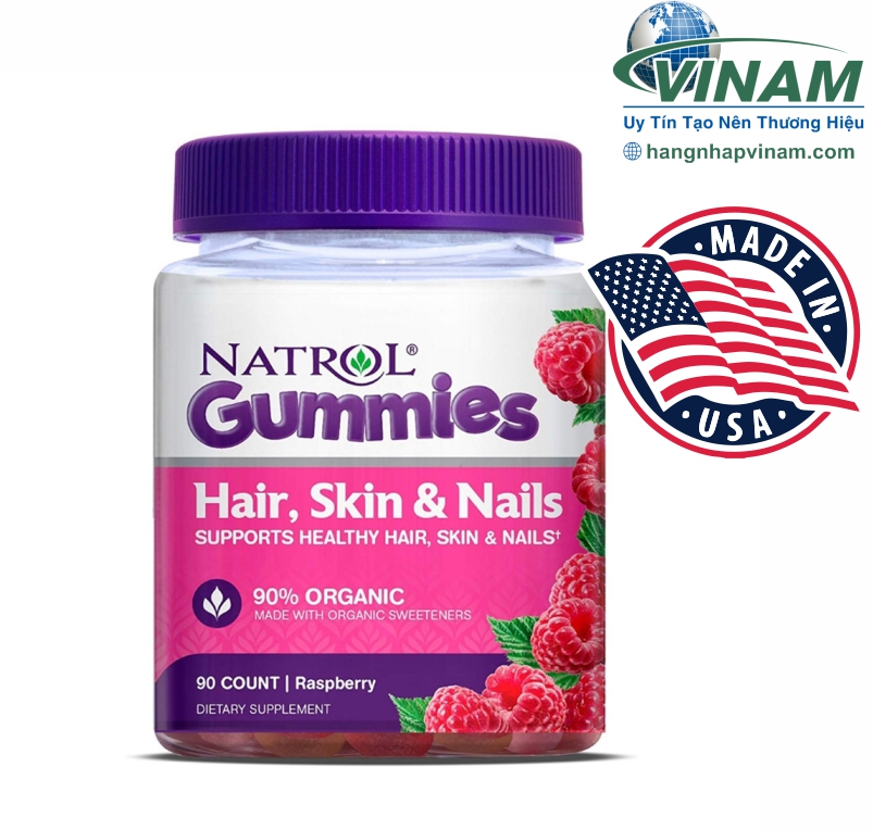 Kẹo dẻo đẹp da móng tóc Natrol Gummies Hair Skin Nails 90 viên của MỹKẹo dẻo đẹp da móng tóc Natrol Gummies Hair Skin Nails 90 viên của Mỹ – Hàng nhập Kẹo dẻo đẹp da móng tóc Natrol Gummies Hair Skin Nails 90 viên của MỹKẹo dẻo đẹp da móng tóc Natrol Gummies Hair Skin Nails 90 viên của Mỹ – Hàng nhập