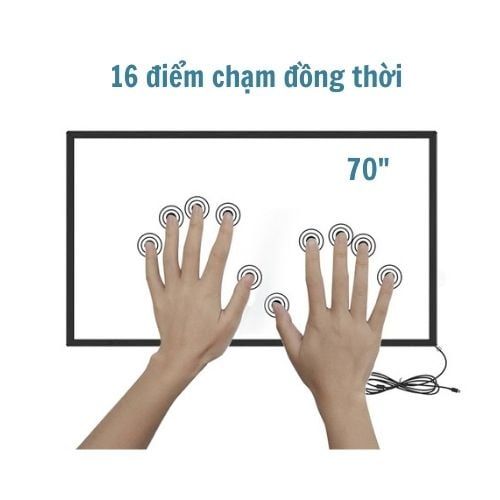 Khung cảm ứng Tivi GreenTouch 70 inch GT-IR70