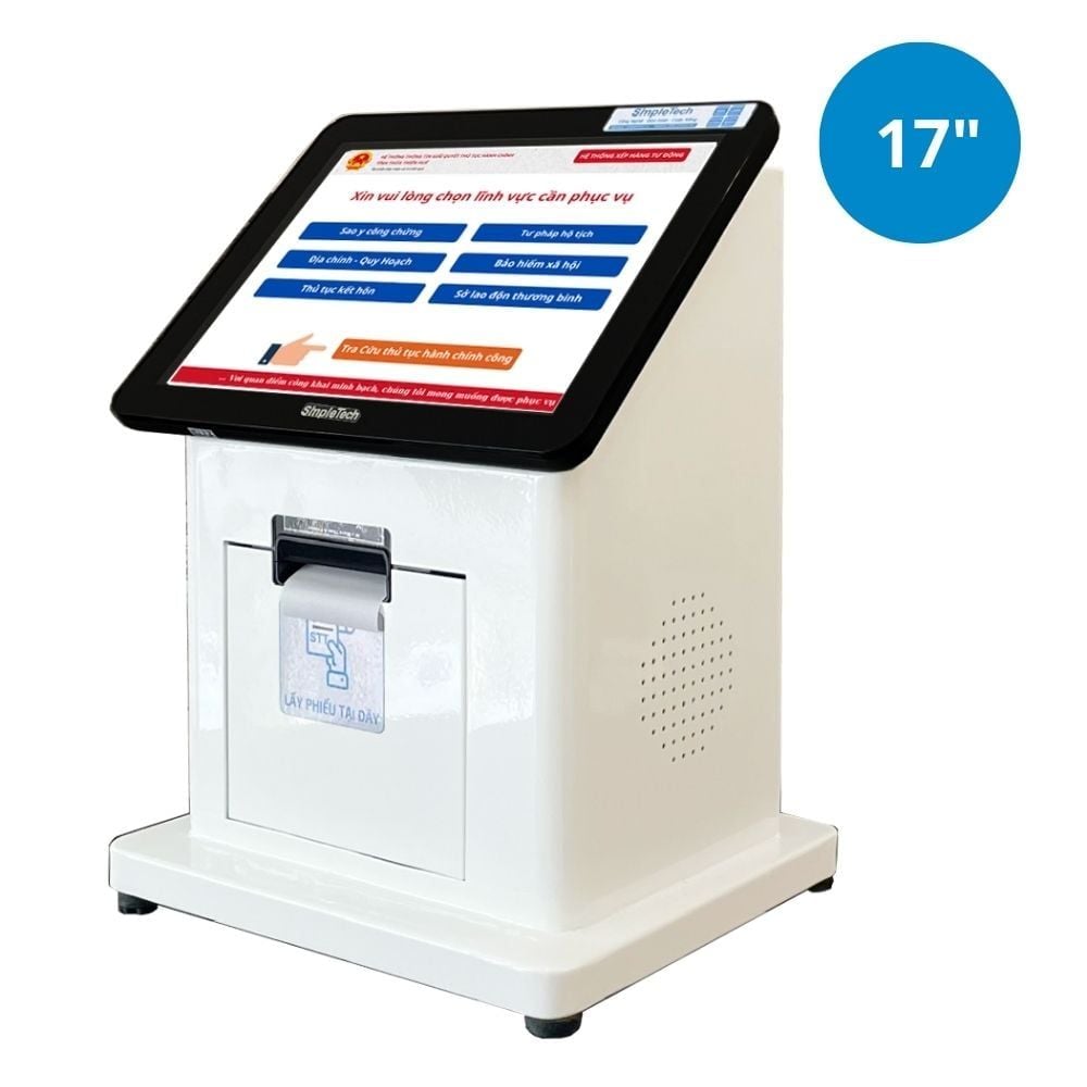 Máy Kiosk Mini In Số Thứ Tự S-Kiosk 17Lite