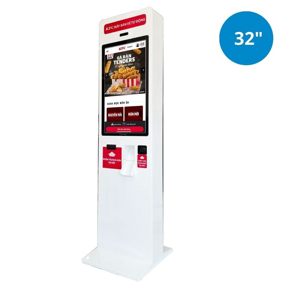Kiosk Self Service Bán Hàng model S-KIOSK 32PAY