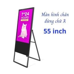 Màn hình quảng cáo LCD| Màn hình chân đứng chữ A model AS-LG55