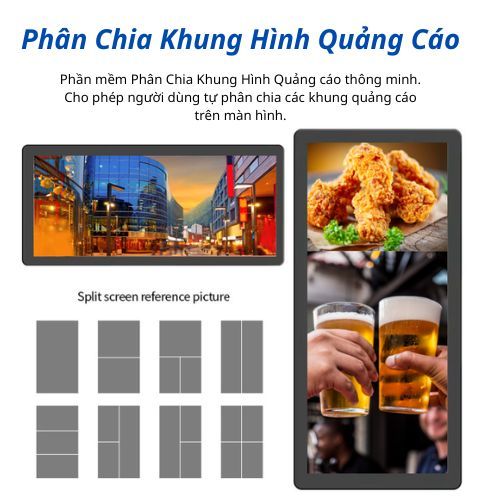 Màn hình LCD quảng cáo treo tường dọc| 24IPS-Vie