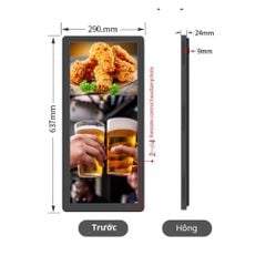 Màn hình LCD quảng cáo treo tường dọc| 24IPS-Vie