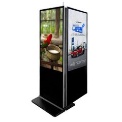 Màn hình quảng cáo - Màn hình chân đứng 2 màn hình 43DoubleAd Black
