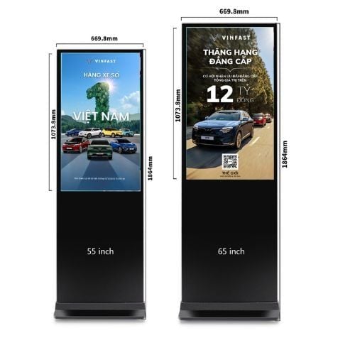 Màn Hình Quảng Cáo Chân Đứng Siêu Mỏng Thin 43TH88XS 43 inch