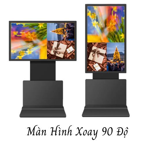 Màn Hình Quảng Cáo Chân Đứng Xoay 90 Độ model 55Latest