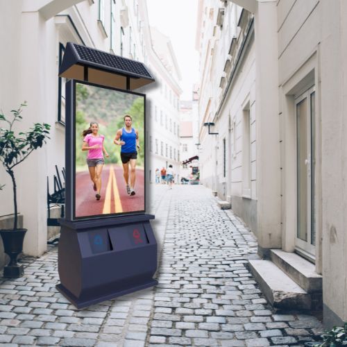 Màn hình quảng cáo ngoài trời mái che model 65ACH