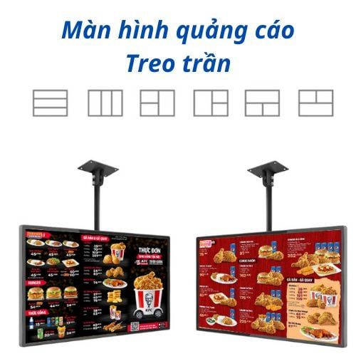 Màn hình quảng cáo thả trần 32