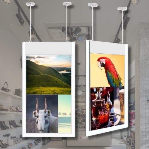 Màn hình quảng cáo LCD thả trần 24CEI White