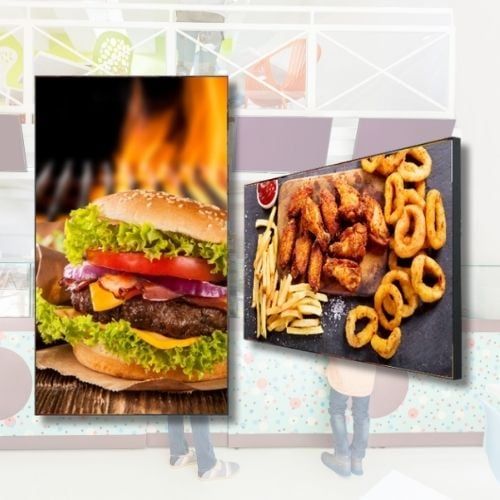 Màn hình quảng cáo treo tường quán ăn 32