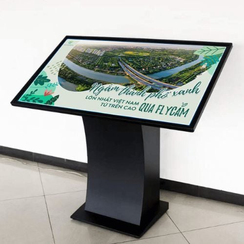 Màn Hình Tra Cứu Thông Tin Chân Quỳ | S-kiosk 55Z121-BLA