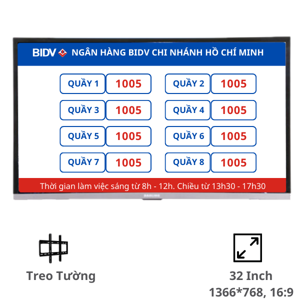 Màn Hình Hiển Thị Trung Tâm 32 Inch
