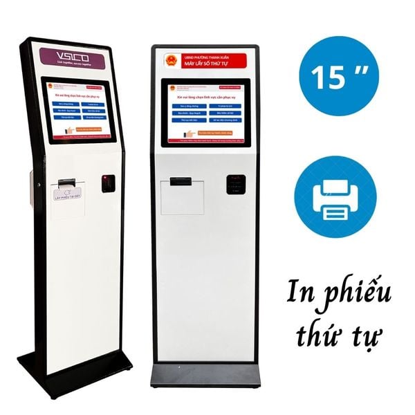 máy lấy số thứ tự 15 inch