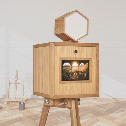 Photo Booth Gỗ CNC Model WOFF24