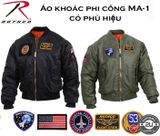  Áo Khoác Phi Công Rothco MA-1 Flex Màu Xanh Lính 