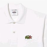  Áo Thun Polo Lacoste Netflix Organic Cottton Màu Trắng 