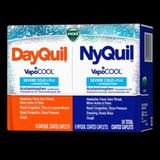  Viên Uống Giảm Ho, Trị Cảm Cúm Vicks DayQuil NyQuil Severe Cold Flu Caplets - 24 Count 