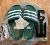  Dép Adidas Adilette Aqua Slide Màu Xanh Lá F35537 
