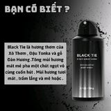  Xịt Thơm Toàn Thân Nam Bath And Body Works Men's Black Tie 104g 