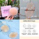  Miếng Lót Ngực Silicon SAKII Nhật Hộp 2 Cặp 