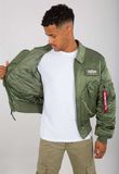  Áo Khoác Phi Công Alpha Industries Cổ bẻ CWU 45/P Màu Xanh Lính 