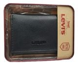  Levis Levi's Cartera Trifold Original Oferton Negro Rfid 
