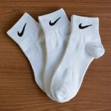  Vớ Nike Everyday Cotton Cushioned Crew "DRI-FIT" Set 3 Đôi Cổ Ngắn 