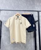  Áo Thun MLB Polo Boston Red Sox Khaki (màu khaki) 