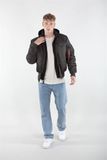  Áo Khoác ALP MA-1 DTEC Màu Xám Đậm, Nón Đen 