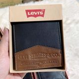  Ví Nam Levi's Màu Đen - Nâu 9cm x 11cm Mẫu 3 ( Hộp Giấy) 