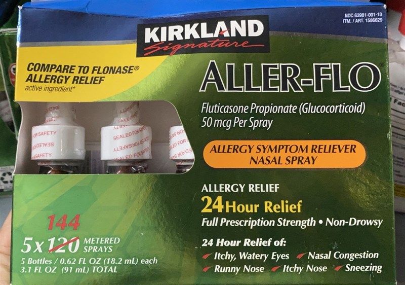  Xịt Xoang Kirkland Aller-flo 24 Hours Relief 
