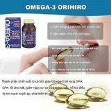  Viên Uống Dầu Cá Omega 3 Orihiro Nhật, 180 viên 
