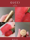  Son Lì Gucci Rouge À Le2vres Boile Mat Màu 25 Goldie Red 3.5 gr Màu Đỏ Hồng 
