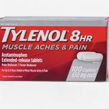  Viên Giảm Đau Tylenol 8Giờ, 100 Viên 