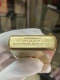  Zippo Brass Vàng Đồng Trơn New 2022 