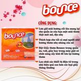  Giấy Thơm Quần Áo BOUNCE 4in1 và Làm Mềm Vải 2*160 Tờ 